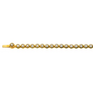 Tennis Bracelet mit 1.68ct. in Gelbgold 750/18K