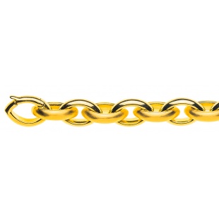 Navettkette Bracelet 9.5mm in Gelbgold 750/18K