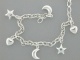 Quinn Armkette mit Herz, Mond & Sterne in Silber 925