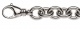 Bracelet Ankerkette oval 11mm in Weissgold 750/18K
